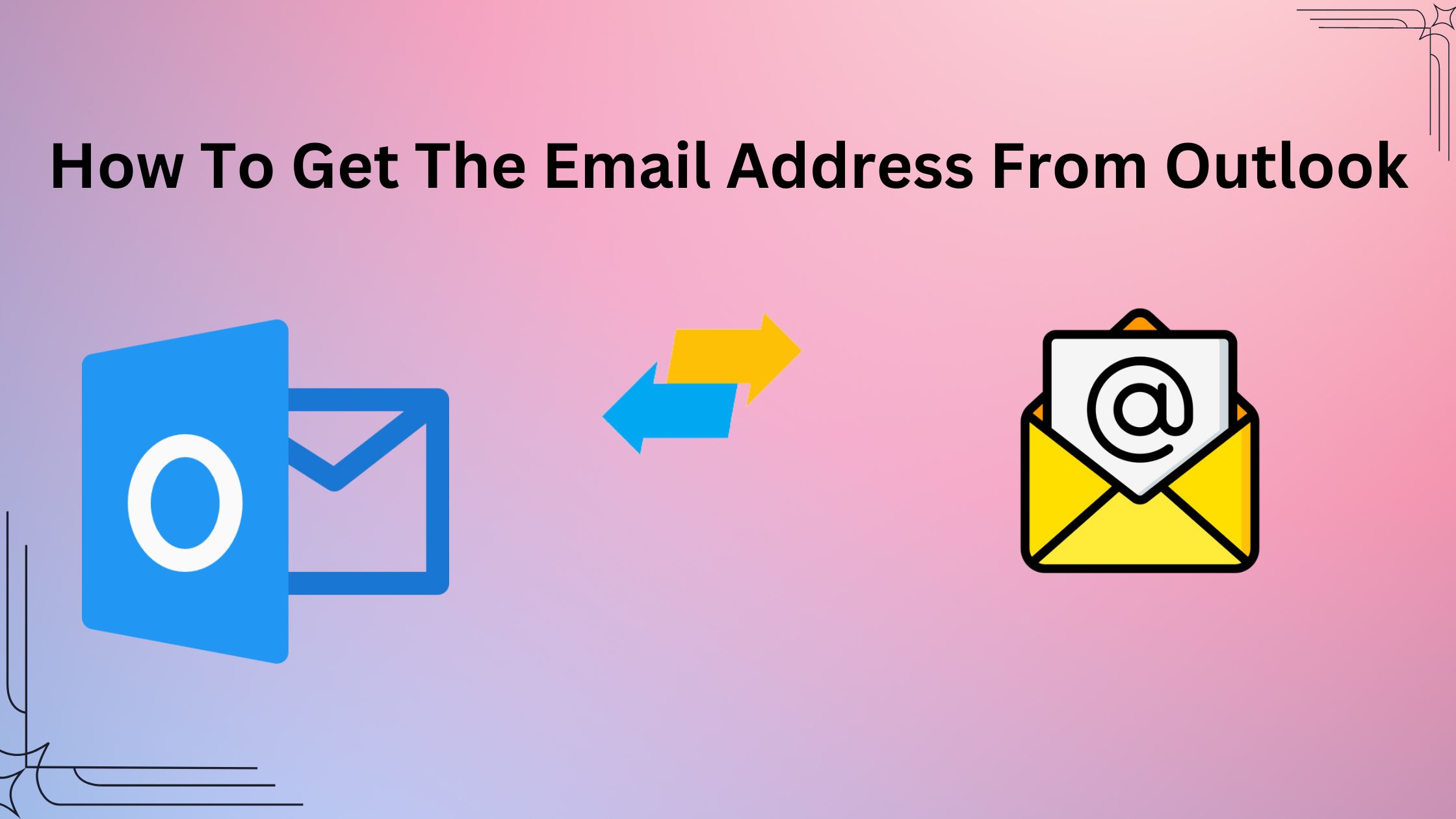 How To Get The Email Address From Outlook